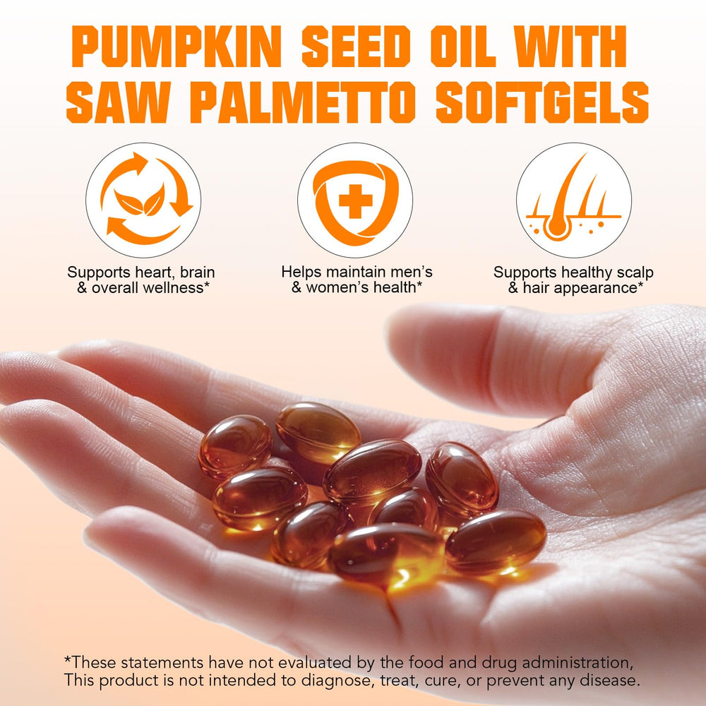 Pumpkin seed oil supporting hair growth