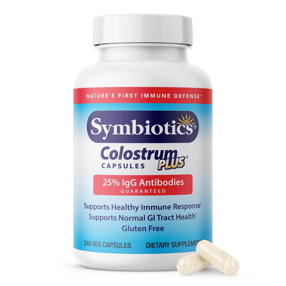 Symbiotics Colostrum capsules for immune support and gut health
