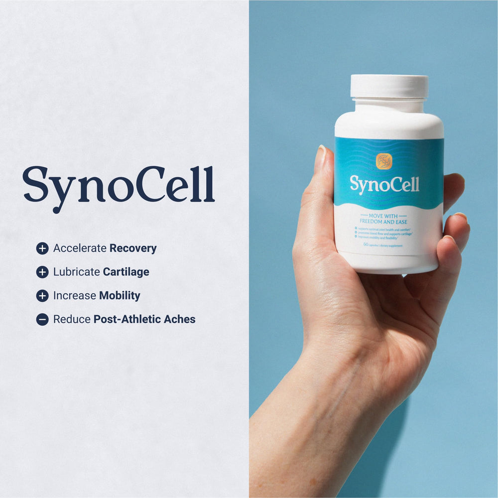 Ingredients label featuring Boswellia, Quercetin, and MSM
