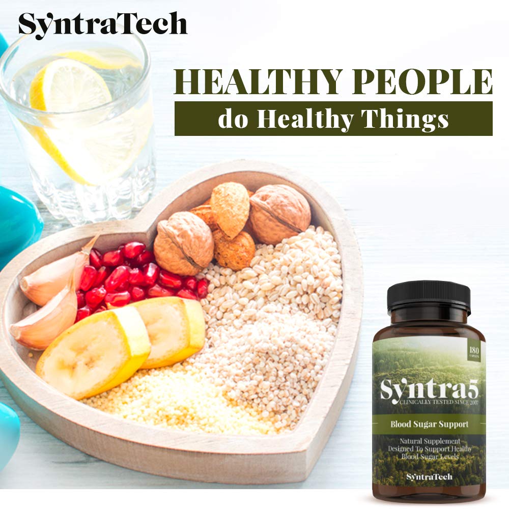 Back label of Syntra5 bottle showing supplement facts