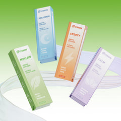 Label highlighting 600+ uses on Syrkon Herbal Diffuser Pen