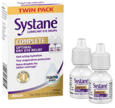 Systane Complete eye drops bottle pour demonstrates fast hydration for dry eyes