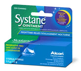 Systane Nighttime Ointment packaging front showing six-pack option for overnight eye comfort