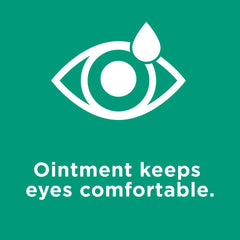 Systane Nighttime Ointment application close-up for precise nighttime use.