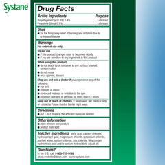 Travel-size bottle by Systane enables moisture on the go.