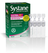 Systane Ultra eye drops bottle showing extended protection for dry eyes.