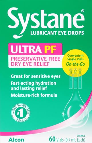 Systane Ultra eye drops dispensing nozzle enables quick, comfortable application.