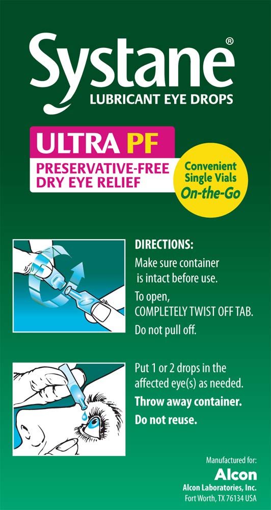 Systane Ultra eye drops multi-pack for on-the-go relief.