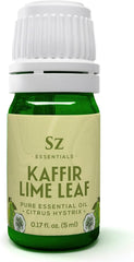 Sz Essentials Kaffir Lime Leaf Essential Oil bottle labeled 5ml