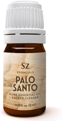 Sz Essentials Palo Santo essential oil 5mL bottle front view