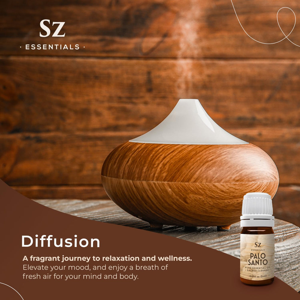 Sz Essentials Palo Santo oil packaging box
