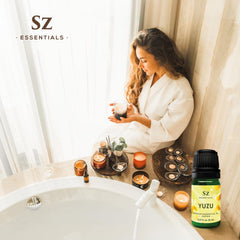 Skincare products infused with Yuzu essential oil