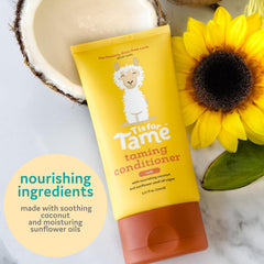 Jojoba oil ingredient in T is for Tame conditioner bottle.