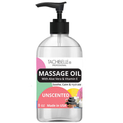 Tachibelle unscented massage oil bottle, 8 oz