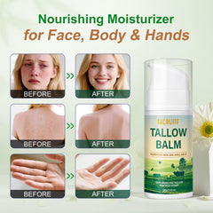 Tacruitf whipped balm suits face and body with non-greasy absorption.