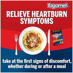 Tagamet HB 200 before-meal use scene illustrating preemptive relief