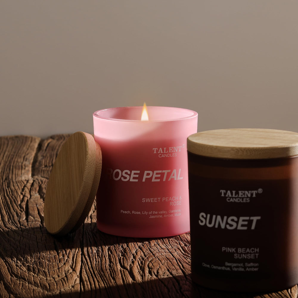 Talent Candles fragrance diffusion during aromatherapy-like moments.