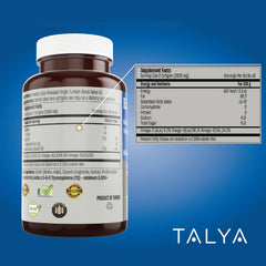 Non-GMO TALYA black seed oil label