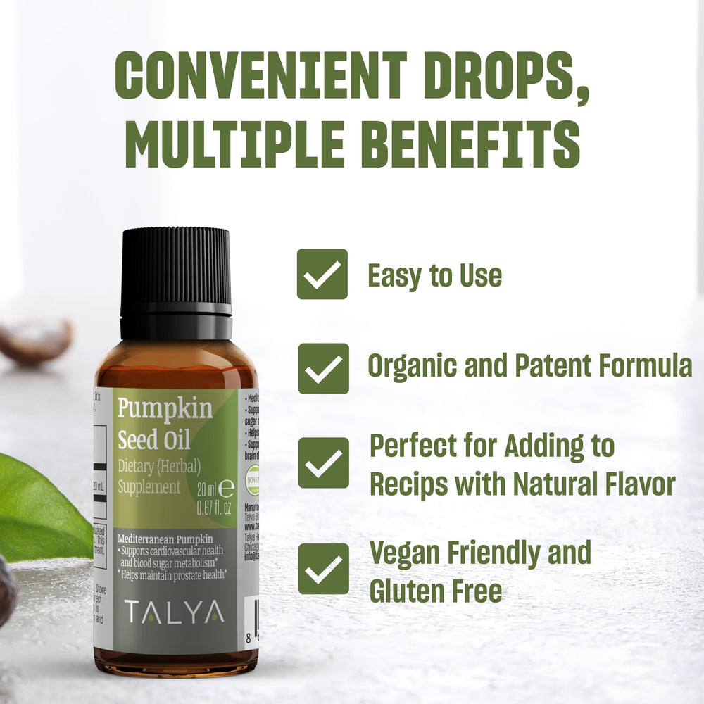 TALYA Pumpkin Seed Oil on skin – massage-friendly oil for hydration and nourishment.