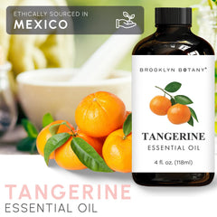 Tangerine essential oil used in aromatherapy diffuser