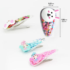 TANLOMY Sparkle Girl Hair Clips animal figures brighten outfits