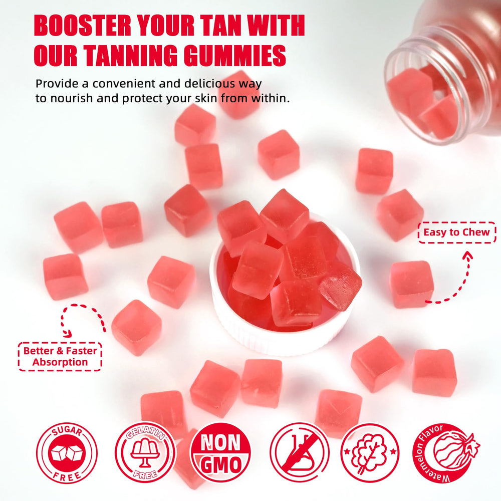 60 gummies for a 30-day tanning program