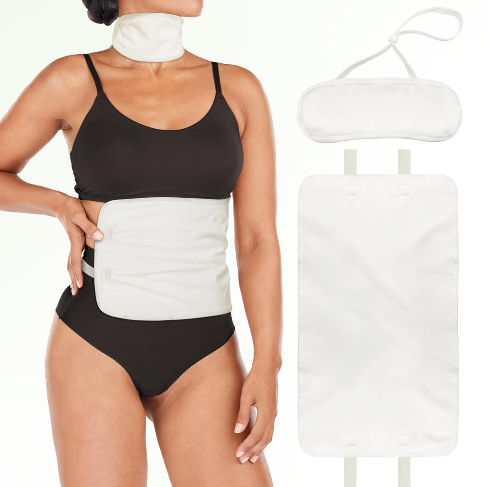 Taoscare castor oil pack wrap for stomach and neck