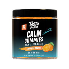 Bottle of TASTY GAINS Magnesium Gummies