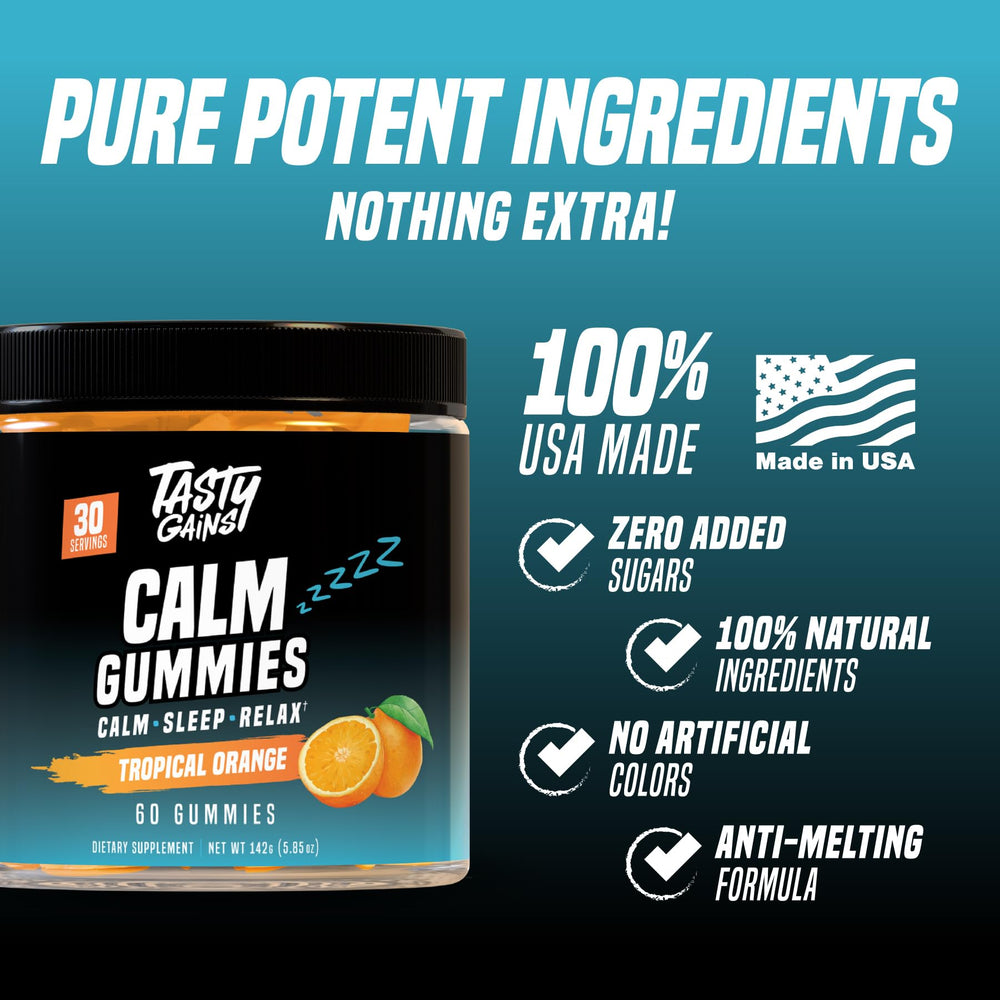 Nutrition panel highlighting 100 mg Magnesium Citrate per gummy