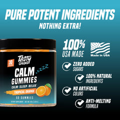 Nutrition panel highlighting 100 mg Magnesium Citrate per gummy