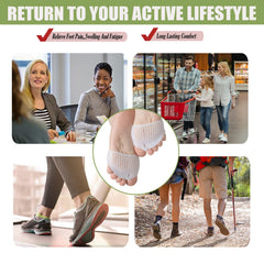 TASZOOS toe spacers help manage forefoot pressure for Morton’s neuroma relief