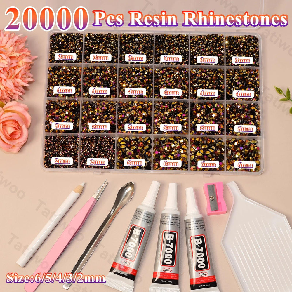 Tatiwoo AB-coated rhinestones add rainbow sparkle to crafts