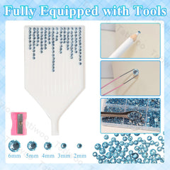 Tatiwoo bedazzling kit with glue and tools for easy placement.