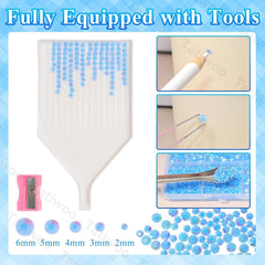 Tatiwoo blue flatback rhinestones 5mm for standout embellishments on caps and garments