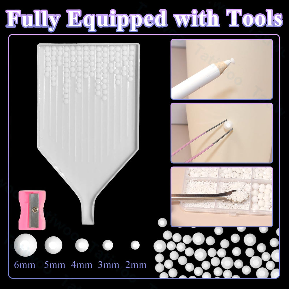 Tatiwoo ready-to-use bedazzling kit keeps stones neatly packed for quick crafting.