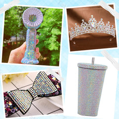 Colorfast jelly resin rhinestones retain shine after wear.