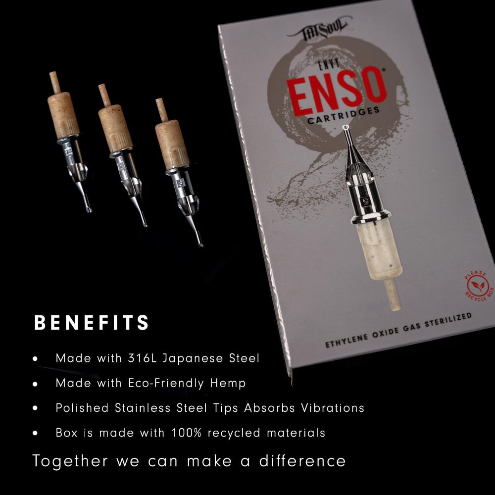 TATSoul ENSO cartridges feature a durable push-bar and end-cap for reliable setup.