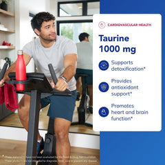 Illustration of taurine supporting nervous system and vision