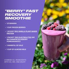 On-the-go hydration concept with TB12 electrolyte powder