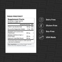 Active individual taking TB12 Protect capsules in the morning