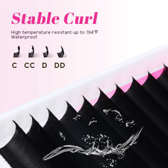 TDANCE cashmere easy fan lashes clear cradle supports stable curl all day.