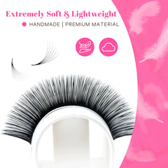 TDANCE cashmere easy fan lashes soft fibrous texture enhances comfort during wear.