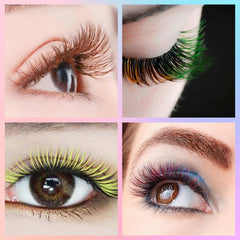 TDANCE Green lashes provide vibrant accent for evening looks.