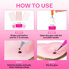 TDANCE Eyelash Extension Glue latex-free for sensitive clients