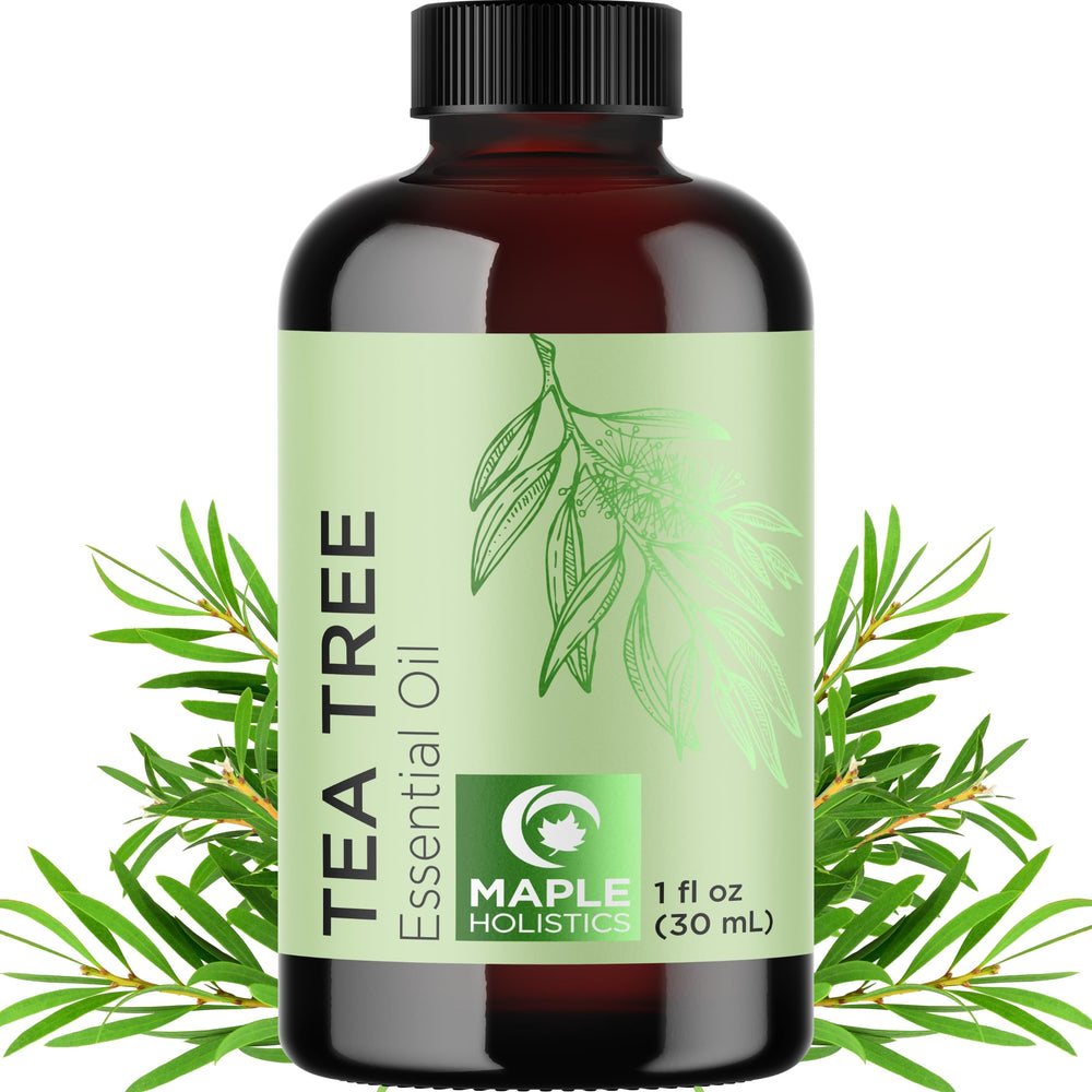 1 oz bottle of tea tree oil with dropper