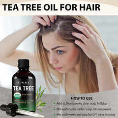Tea Tree Oil on hair and scalp treatment