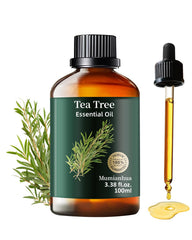 Tea Tree Essential Oil bottle by Mumianhua (Pure Tea Tree Oil) 3.38 oz