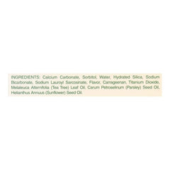 Tea Tree Therapy Toothpaste 5 Ounce packaging and dimensions