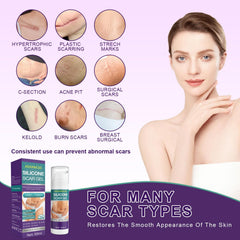 Old scar progress on skin after using Tearich scar gel