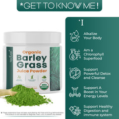 Gluten-free barley grass juice powder with no gluten ingredients